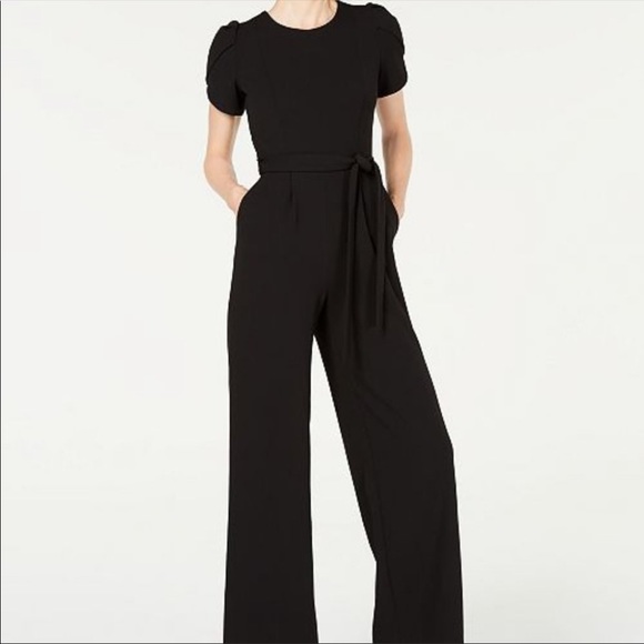 Calvin Klein Pants - Calvin Klein 10 tulip sleeve jumpsuit NWT